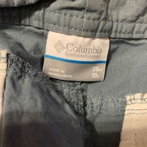 Columbia Size 38 Light Blue Lightweight Outdoor Shorts - Picture 3 of 5